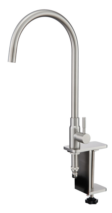 Køkkenarmatur udendørs børstet stål